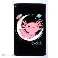 Space Axolotl Kawaii  Pastel Goth  Japan Anime Comic Golf Towel thumb 0