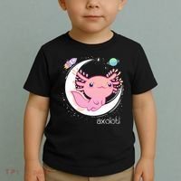 Space Axolotl Kawaii  Pastel Goth  Japan Anime Comic Toddler T-Shirt thumb 2