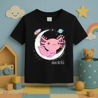 Space Axolotl Kawaii  Pastel Goth  Japan Anime Comic Toddler T-Shirt thumb 3