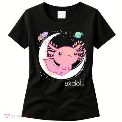Space Axolotl Kawaii  Pastel Goth  Japan Anime Comic Women's T-Shirt