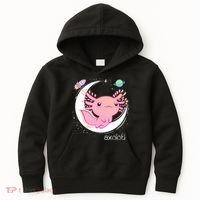 Space Axolotl Kawaii  Pastel Goth  Japan Anime Comic Kids Hoodie thumb 0