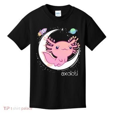 Space Axolotl Kawaii  Pastel Goth  Japan Anime Comic Kids T-Shirt