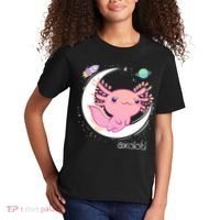 Space Axolotl Kawaii  Pastel Goth  Japan Anime Comic Kids T-Shirt thumb 2