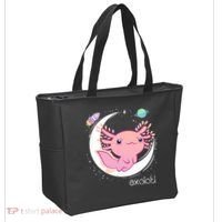 Space Axolotl Kawaii  Pastel Goth  Japan Anime Comic Tote Bag thumb 2