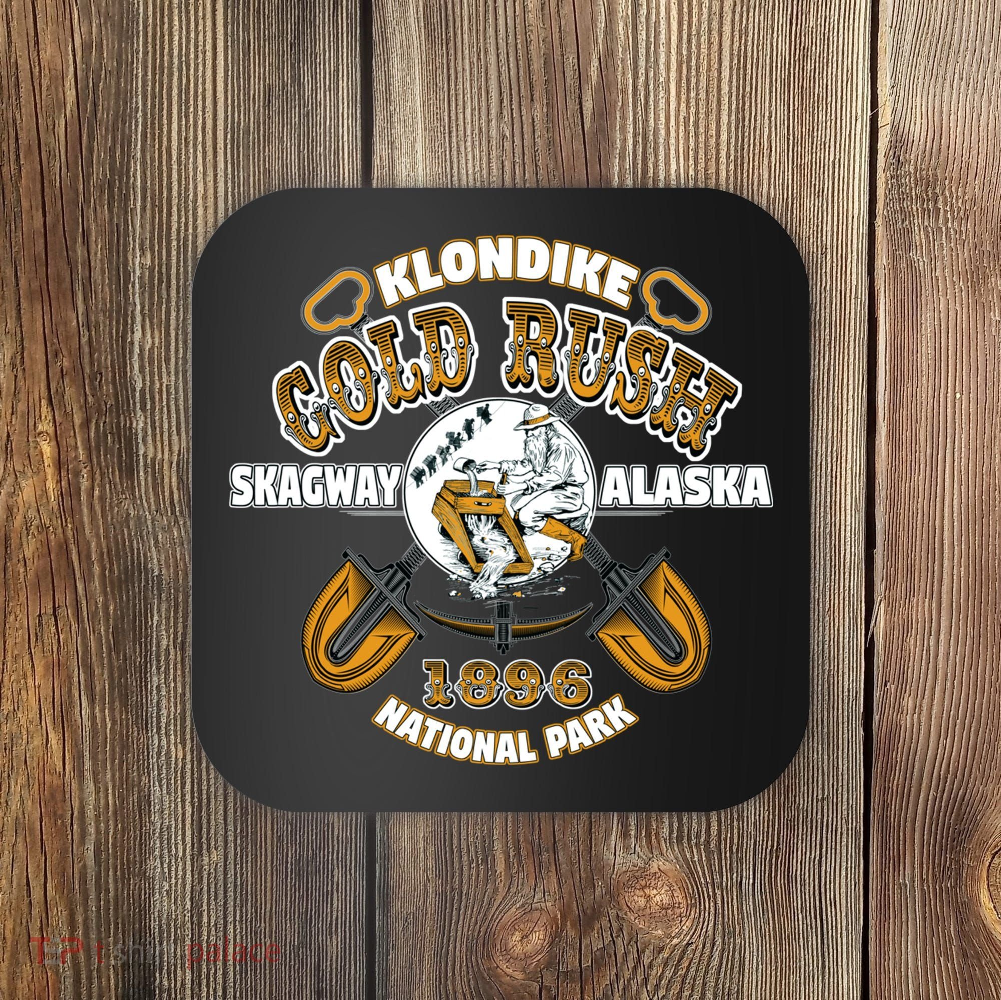 Skagway Alaska Klondike Gold Rush National Park Keepsake Coaster