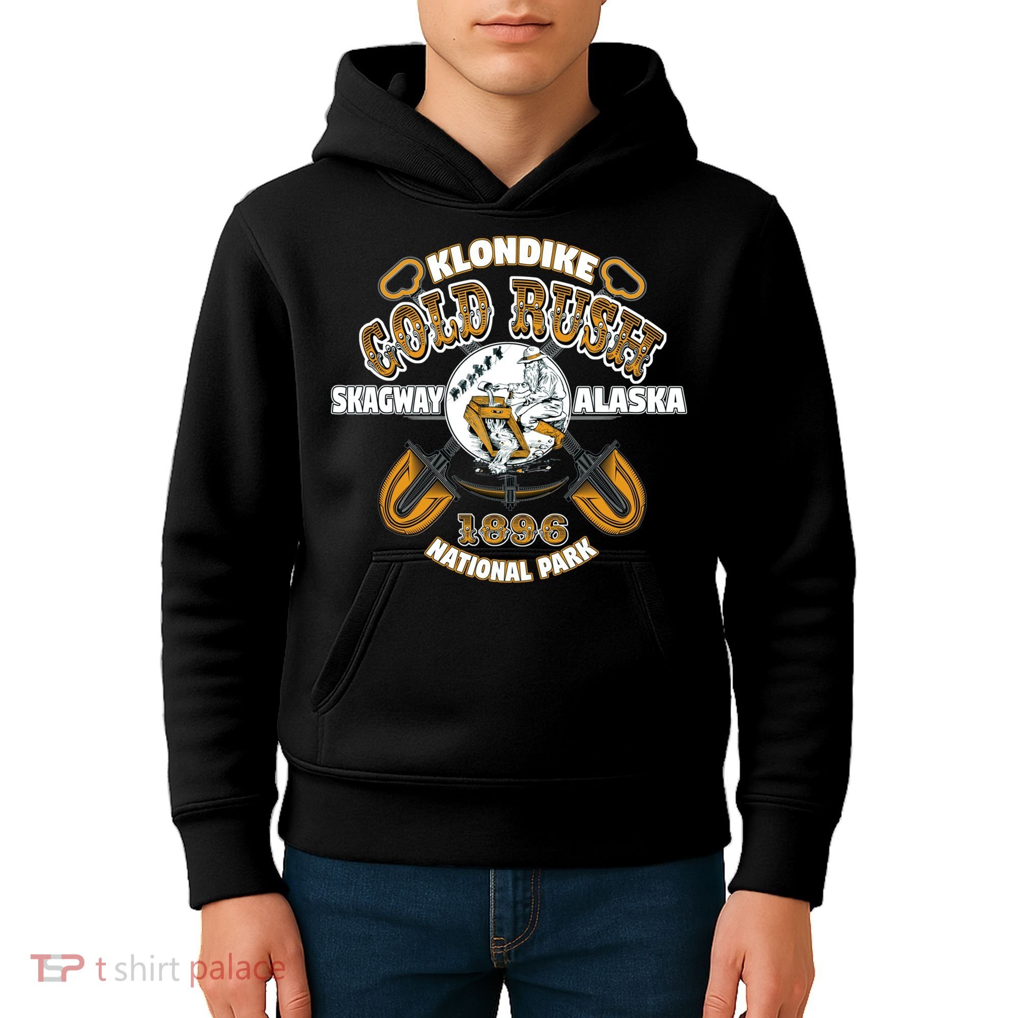 Skagway Alaska Klondike Gold Rush National Park Keepsake Kids Hoodie