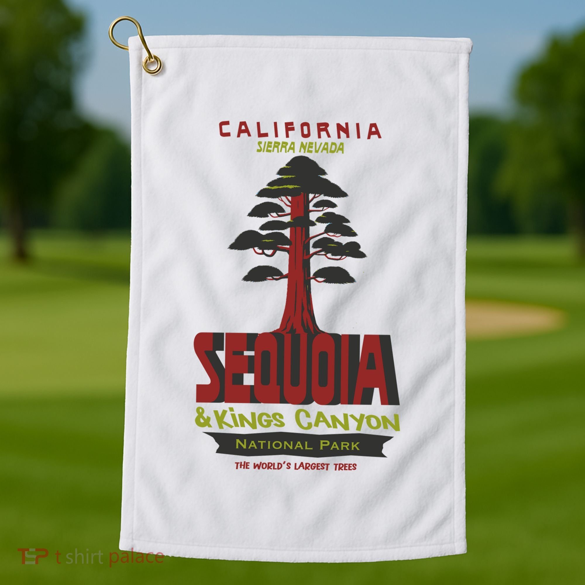 Sequoia And Kings Canyon National Park Golf Towel