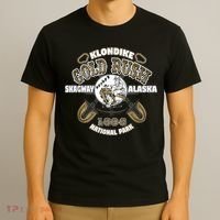 Skagway Alaska Klondike Gold Rush Souvenir T-Shirt thumb 3