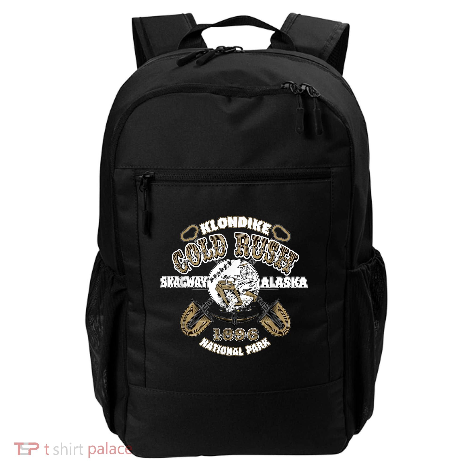 Skagway Alaska Klondike Gold Rush Souvenir Backpack