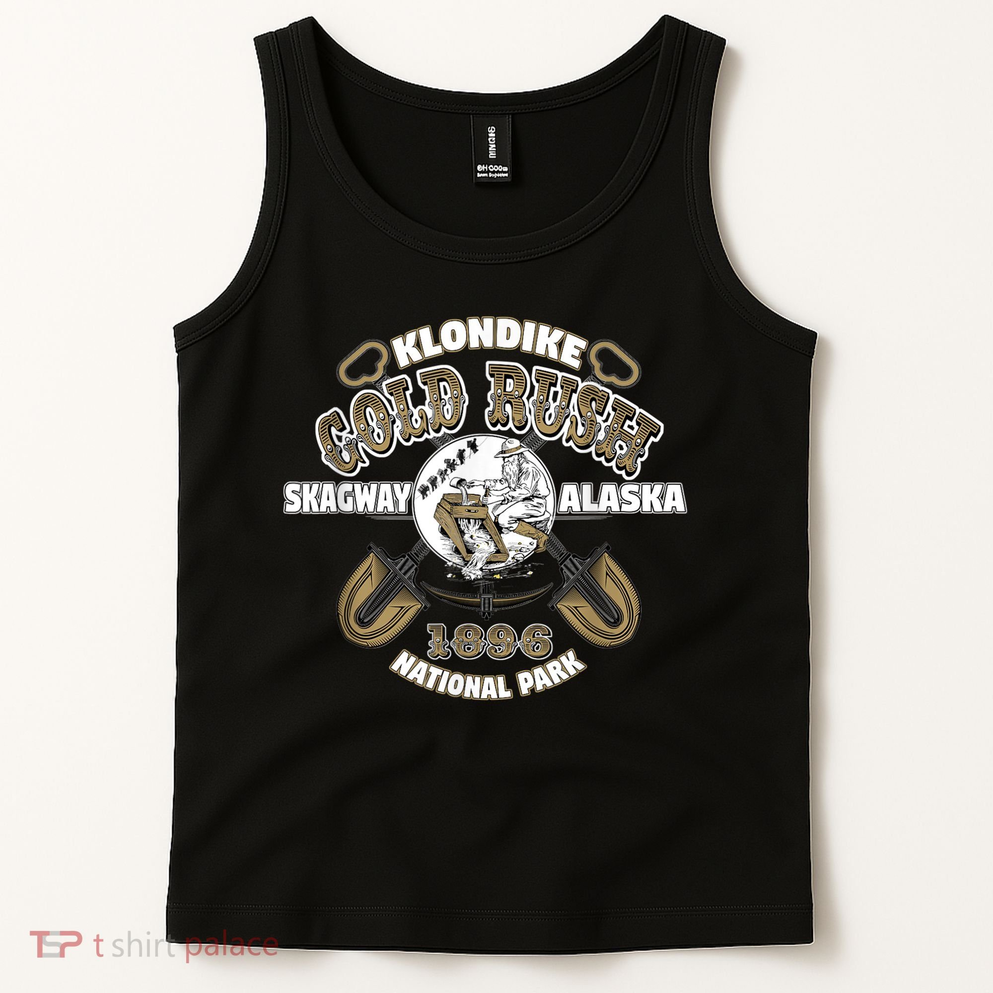 Skagway Alaska Klondike Gold Rush Souvenir Tank Top