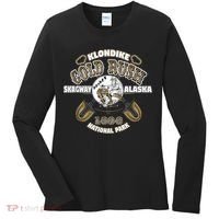 Skagway Alaska Klondike Gold Rush Souvenir Women's Long Sleeve Shirt thumb 0