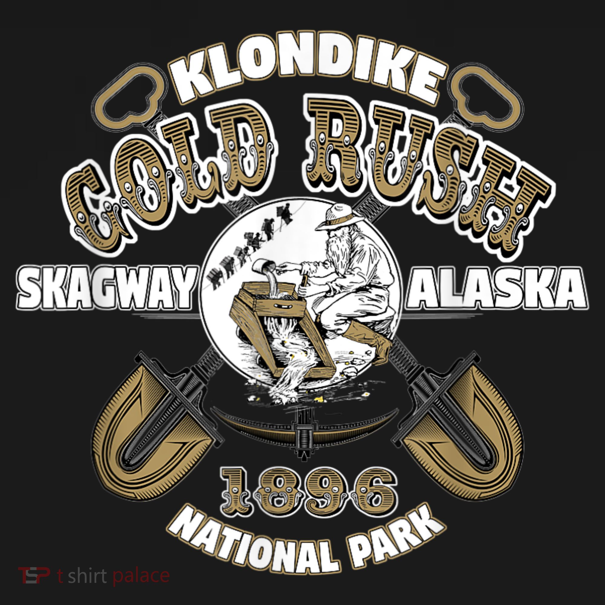 Skagway Alaska Klondike Gold Rush Souvenir Women's Long Sleeve Shirt