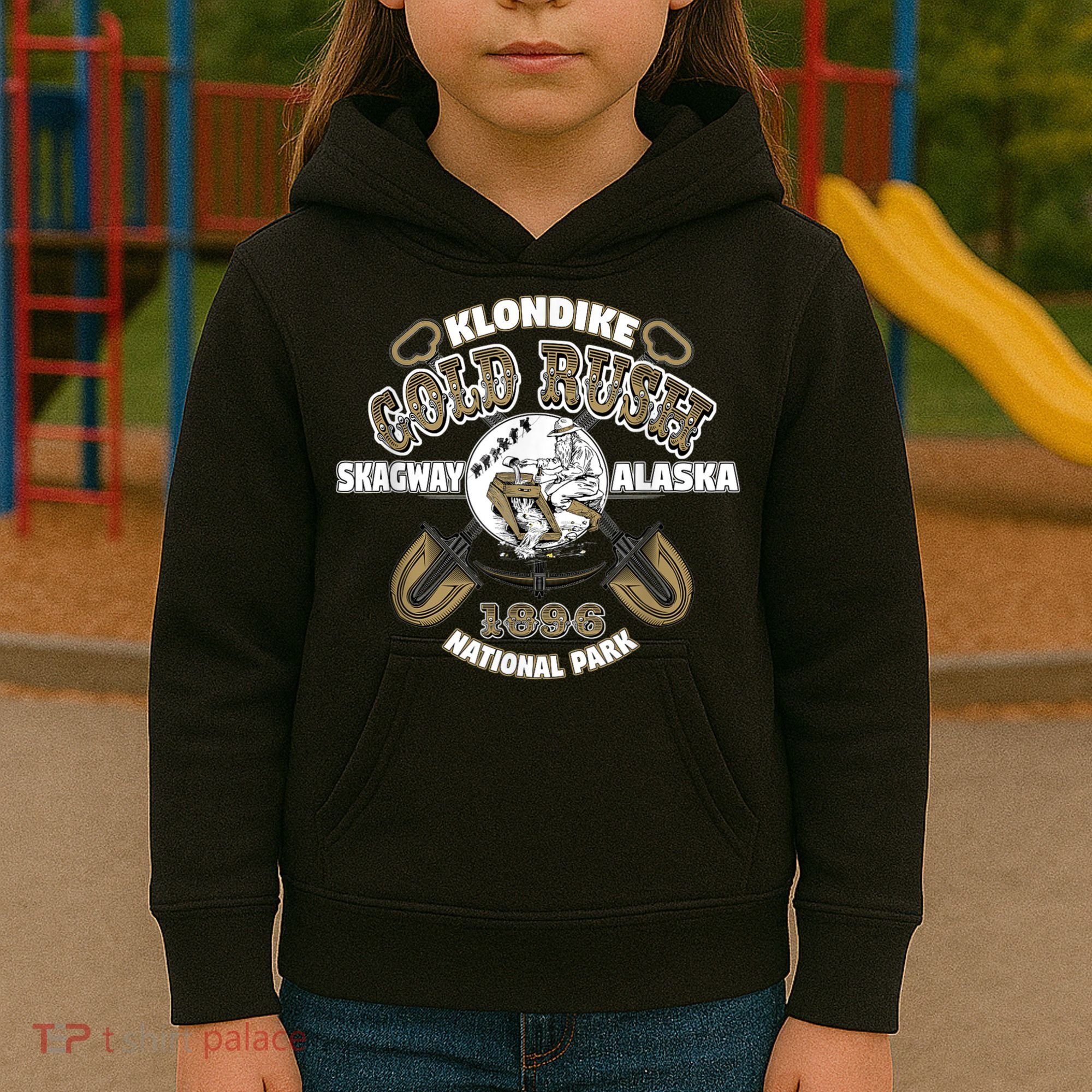 Skagway Alaska Klondike Gold Rush Souvenir Kids Hoodie