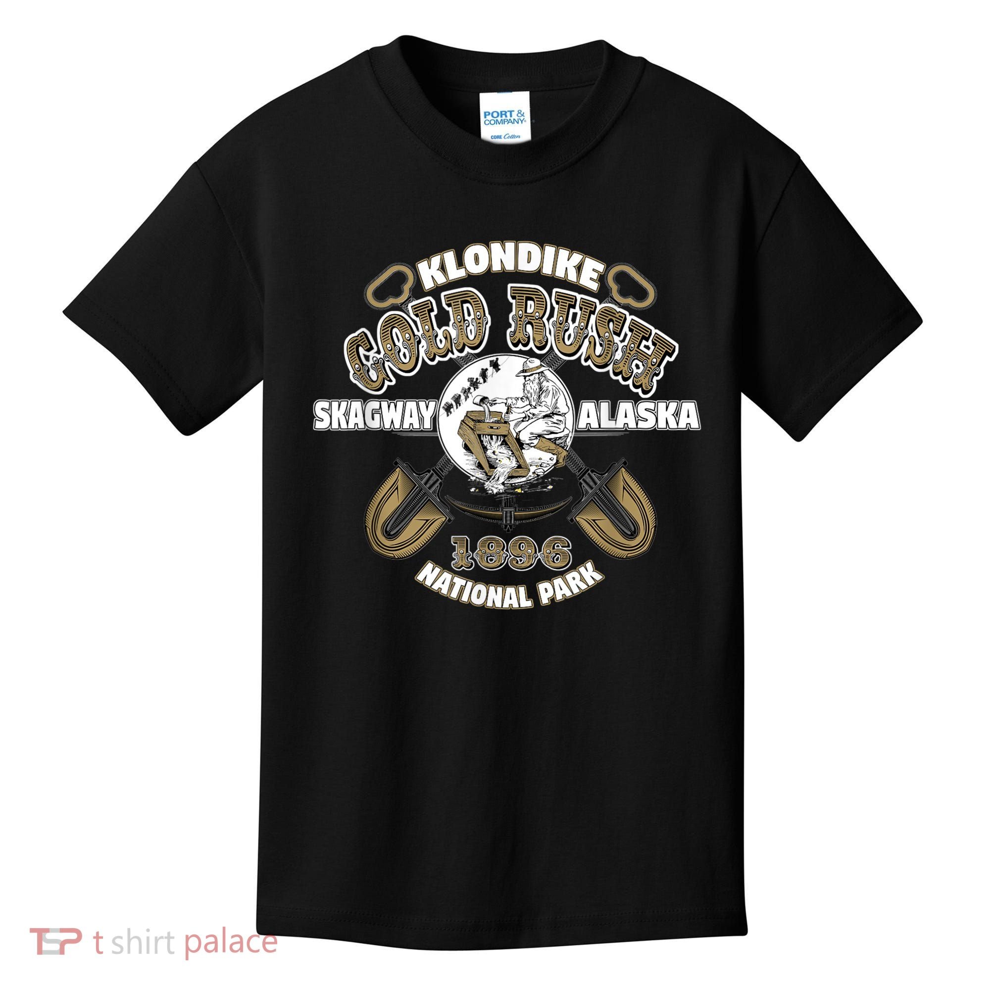 Skagway Alaska Klondike Gold Rush Souvenir Kids T-Shirt