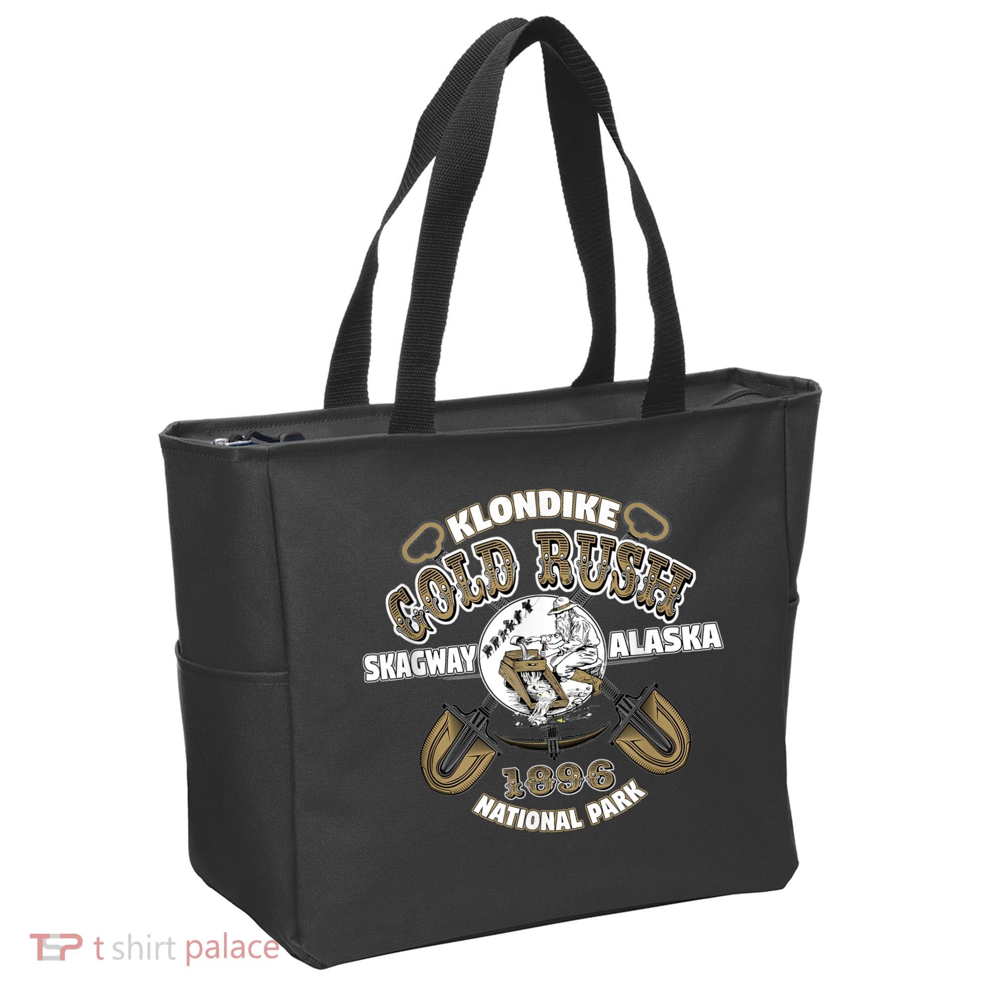 Skagway Alaska Klondike Gold Rush Souvenir Tote Bag