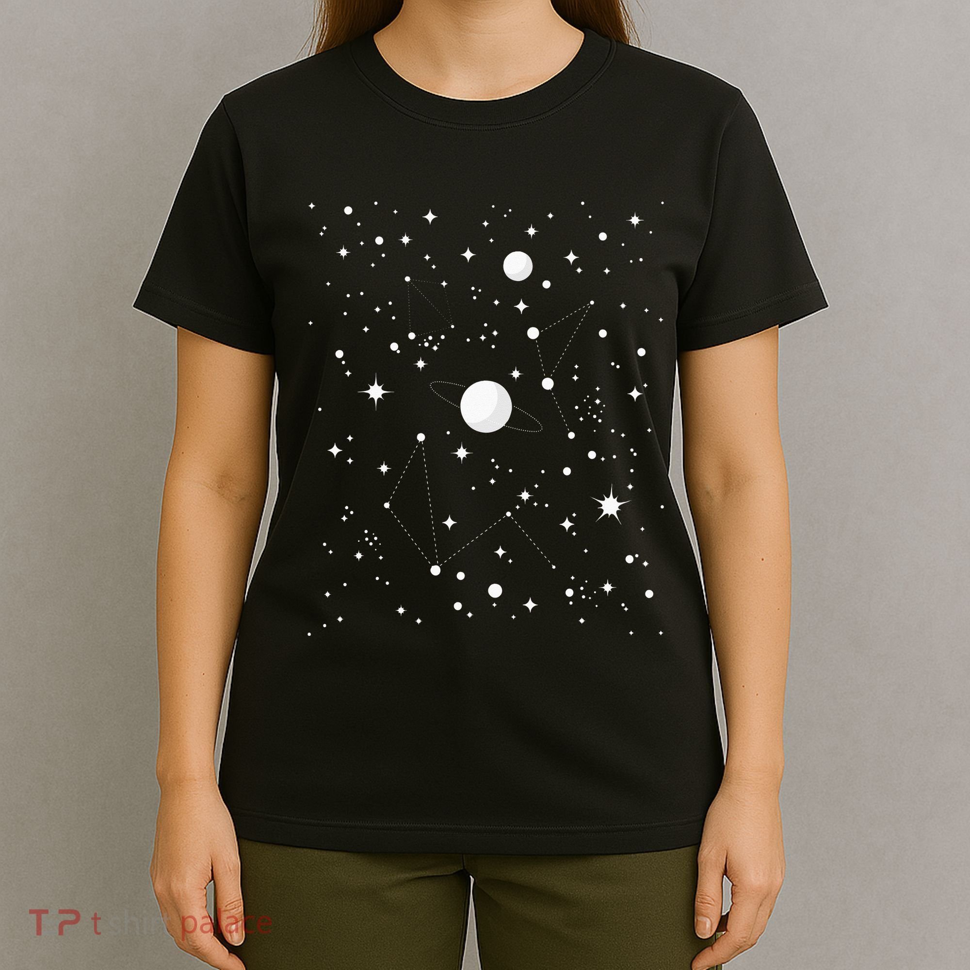 Stargazing Astronomy Lover Astrological Constellations T-Shirt