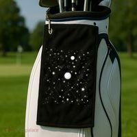 Stargazing Astronomy Lover Astrological Constellations Golf Towel thumb 2