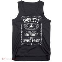 Sobriety Anniversary Living Proof NA AA Recovery Tank Top thumb 0