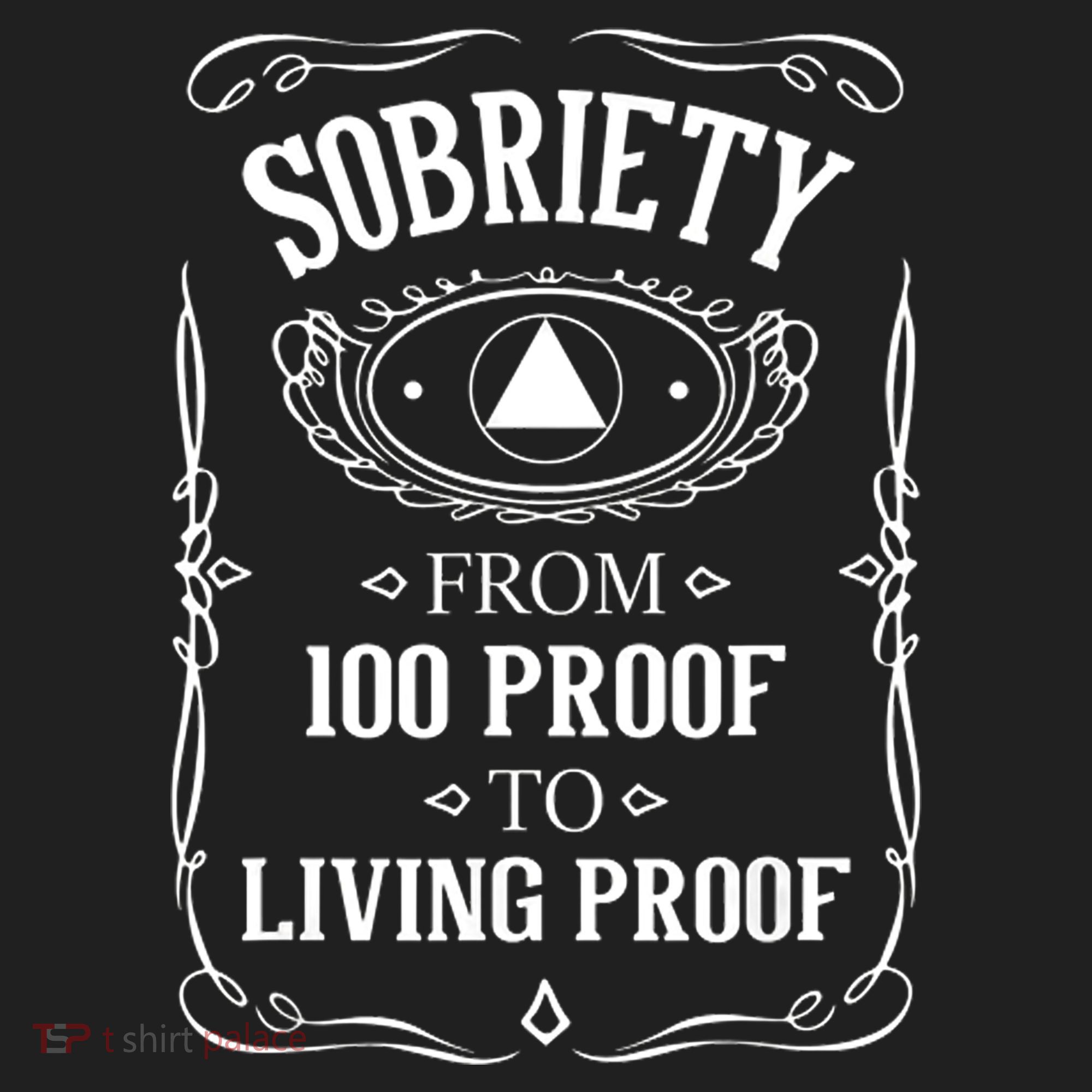 Sobriety Anniversary Living Proof NA AA Recovery Golf Towel