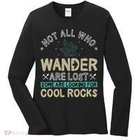 Some Are Looking For Cool Rocks Geologist Geode Hunter Women's Long Sleeve Shirt thumb 0
