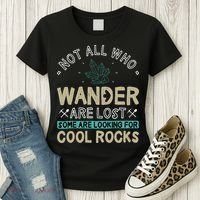 Some Are Looking For Cool Rocks Geologist Geode Hunter Women's T-Shirt thumb 3