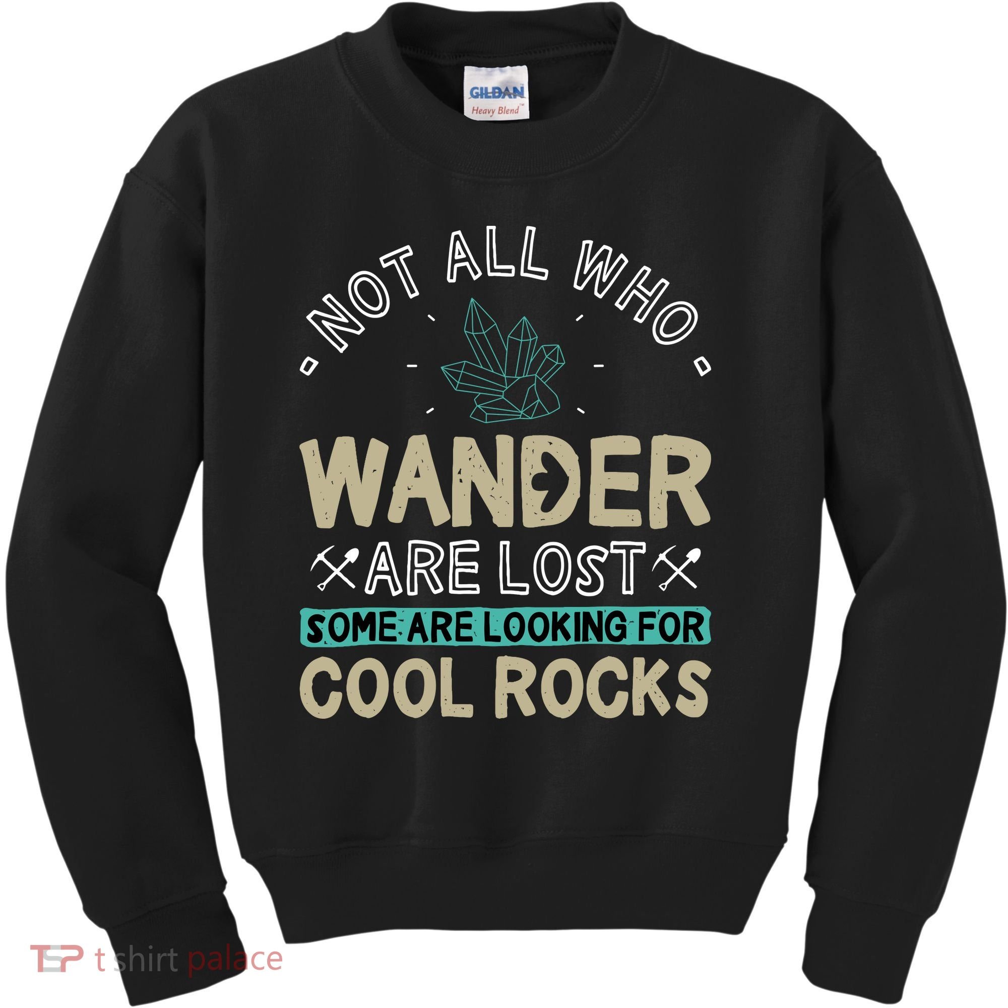 Some Are Looking For Cool Rocks Geologist Geode Hunter Kids Sweatshirt