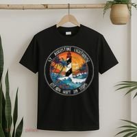 St. Augustine Lighthouse Florida Retro Sunset Palm Trees T-Shirt thumb 2