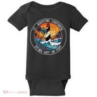 St. Augustine Lighthouse Florida Retro Sunset Palm Trees Baby Bodysuit thumb 0