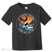 St. Augustine Lighthouse Florida Retro Sunset Palm Trees Toddler T-Shirt thumb 0