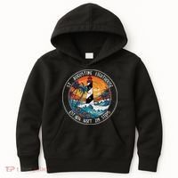 St. Augustine Lighthouse Florida Retro Sunset Palm Trees Kids Hoodie thumb 0