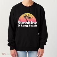Sunshine And Long Beach Ca California Meaningful Gift Women's Sweatshirt thumb 0