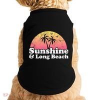 Sunshine And Long Beach Ca California Meaningful Gift Doggie Tank thumb 0