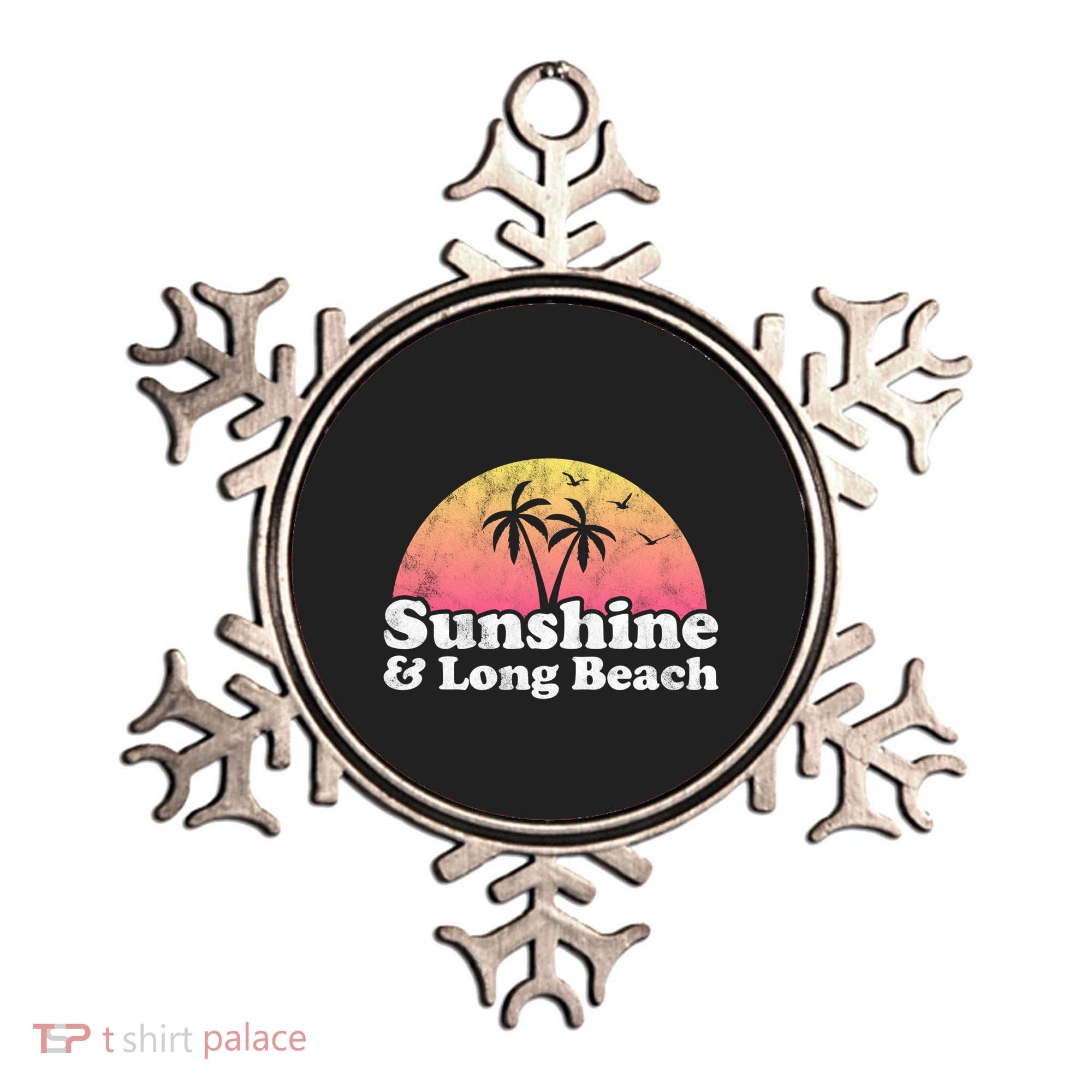 Sunshine And Long Beach Ca California Meaningful Gift Ornament