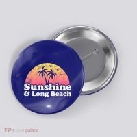 Sunshine And Long Beach Ca California Meaningful Gift Button thumb 0