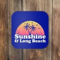 Sunshine And Long Beach Ca California Meaningful Gift Coaster thumb 0
