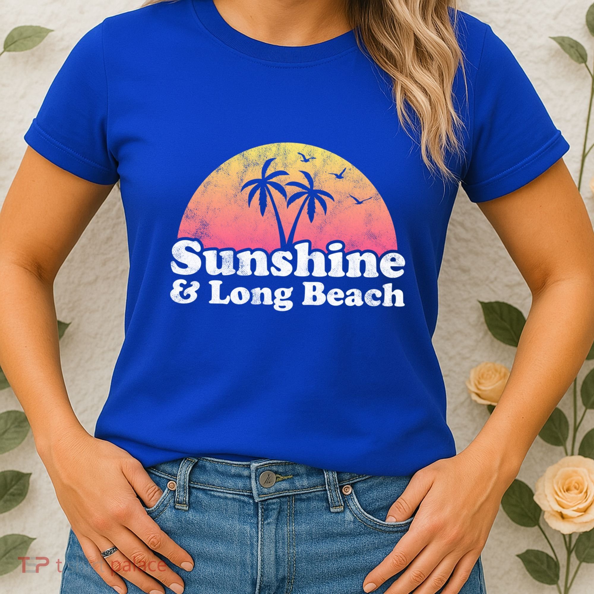 Sunshine And Long Beach Ca California Meaningful Gift Women's T-Shirt