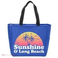 Sunshine And Long Beach Ca California Meaningful Gift Tote Bag thumb 0