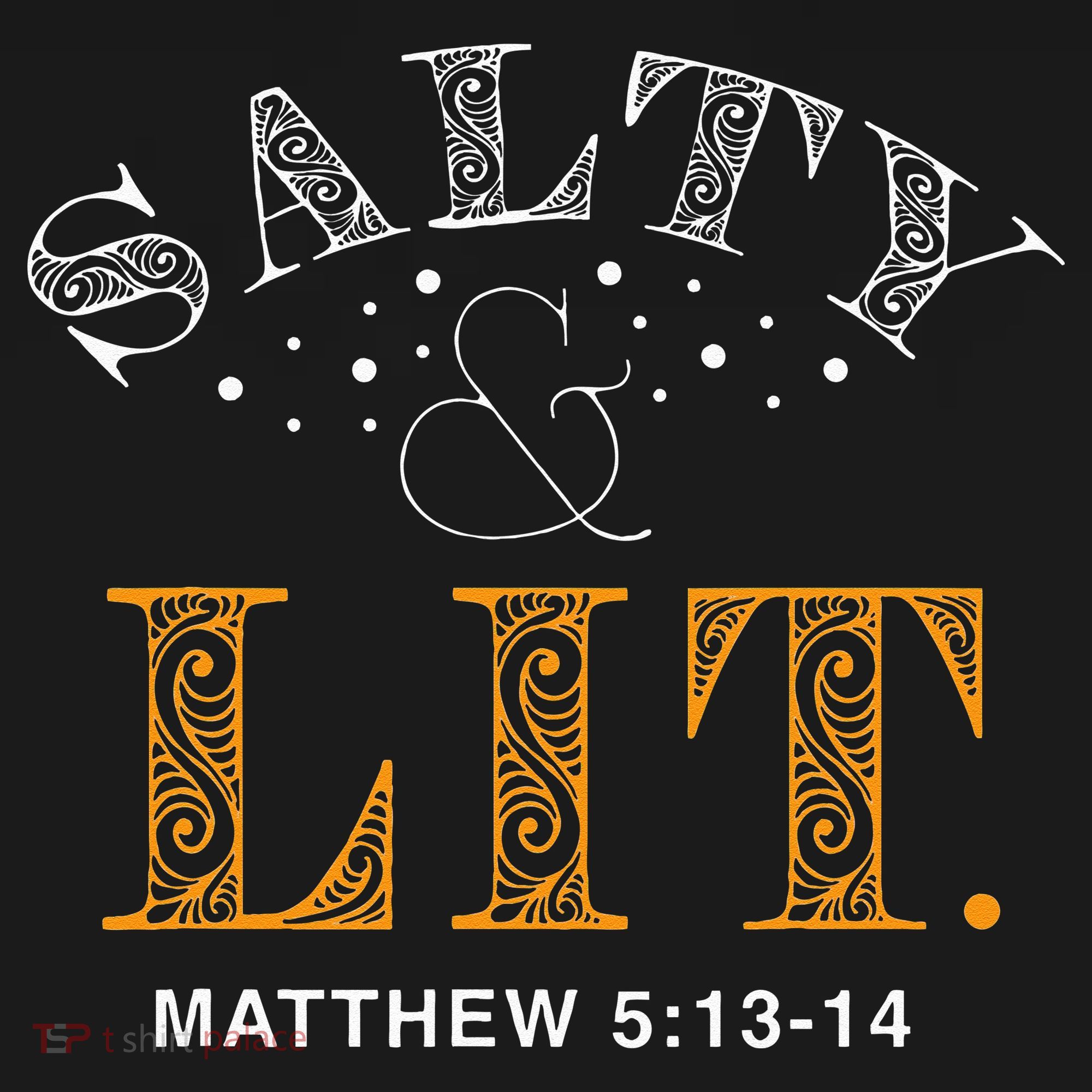 Salty And Lit Christian Bible Verse Religious T-Shirt