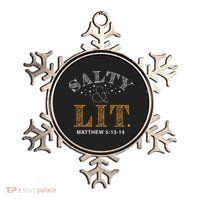 Salty And Lit Christian Bible Verse Religious Ornament thumb 0