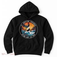 St. Augustine Lighthouse Florida Retro Sunset Palm Trees Hoodie thumb 0