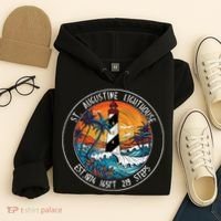 St. Augustine Lighthouse Florida Retro Sunset Palm Trees Hoodie thumb 4