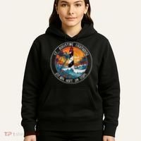 St. Augustine Lighthouse Florida Retro Sunset Palm Trees Hoodie thumb 5