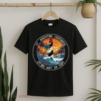 St. Augustine Lighthouse Florida Retro Sunset Palm Trees T-Shirt thumb 2
