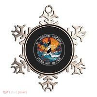 St. Augustine Lighthouse Florida Retro Sunset Palm Trees Ornament thumb 0