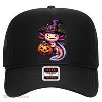 Sea Animal Lovers Axolotl Witch Hat Celebrating Halloween Hat thumb 0
