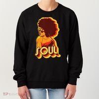 Soul Afro Lady Retro 80s Music Women's Sweatshirt thumb 0