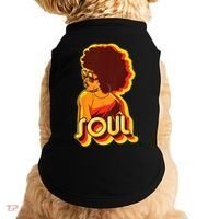 Soul Afro Lady Retro 80s Music Doggie Tank thumb 0