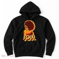 Soul Afro Lady Retro 80s Music Hoodie thumb 0