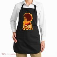 Soul Afro Lady Retro 80s Music Apron thumb 2