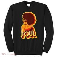 Soul Afro Lady Retro 80s Music Sweatshirt thumb 0
